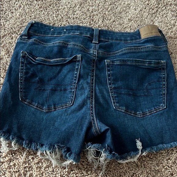 American Eagle Outfitters Next Level Stretch Frayed Denim Shorts 8 - Picture 4 of 5